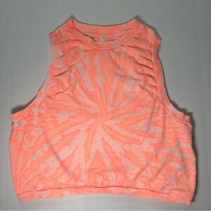 FP Movement by Free People Love Tank Orange Tie Dye